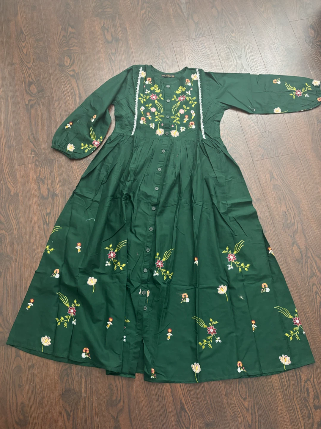 Embroidered Maxi Dress - photo 2