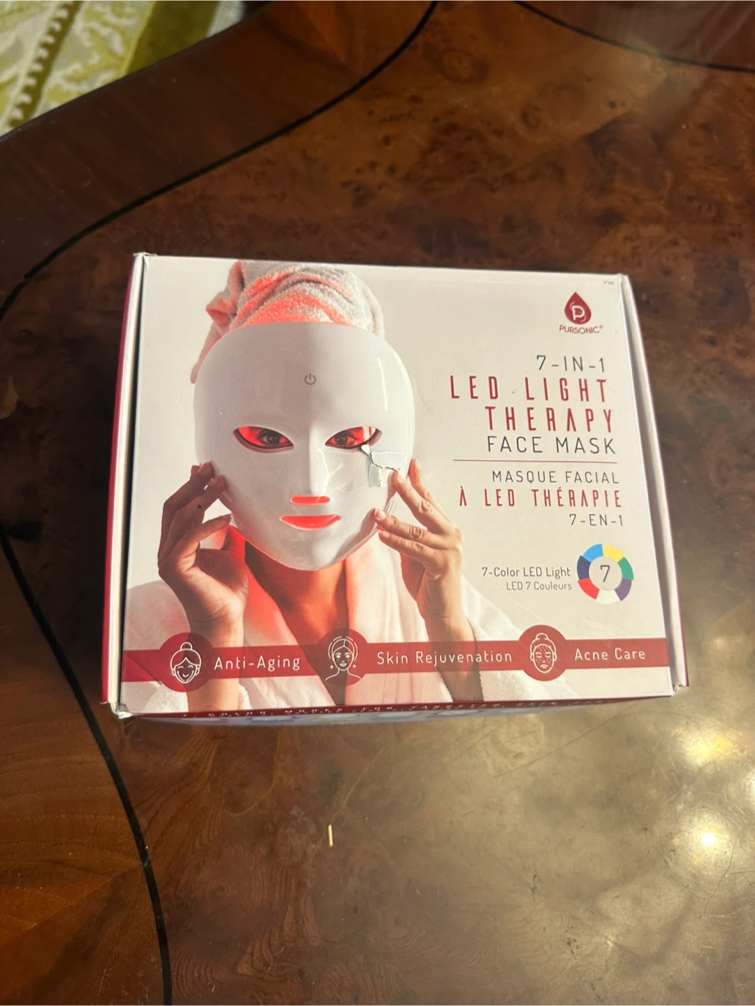 7-in-1 LED Light Therapy Face Mask