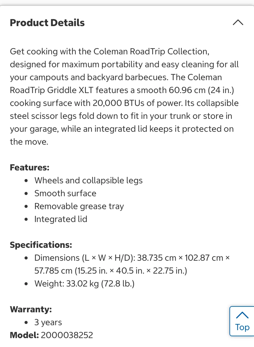 Coleman RoadTrip Griddle XLT - photo 5