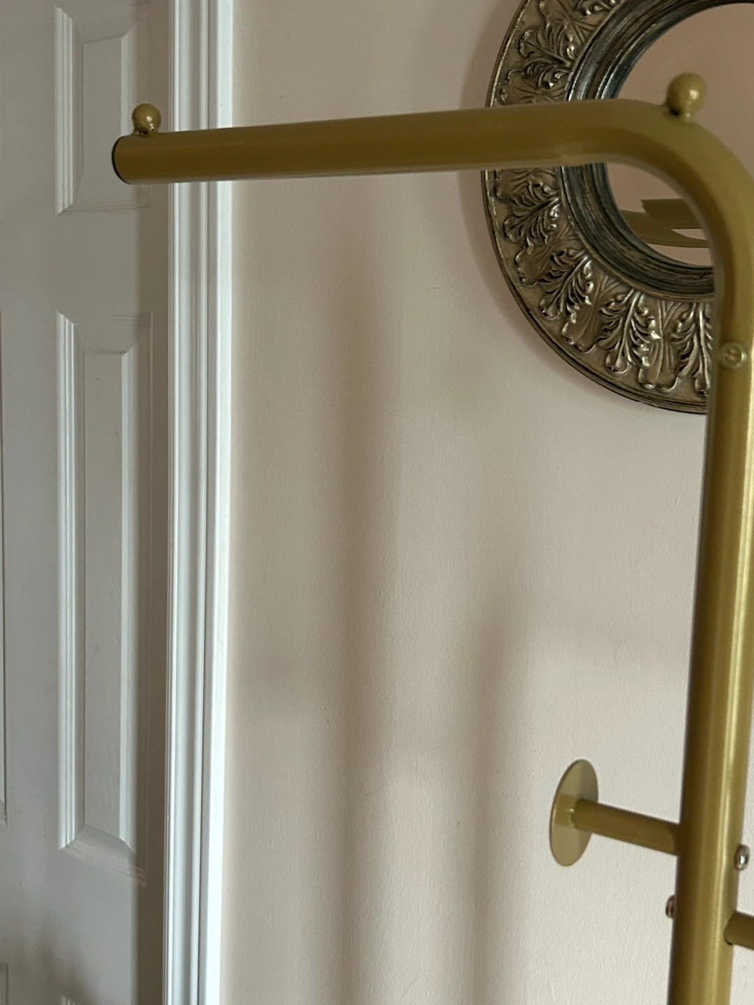 Gold Coat Rack with like Marble Base - photo 5