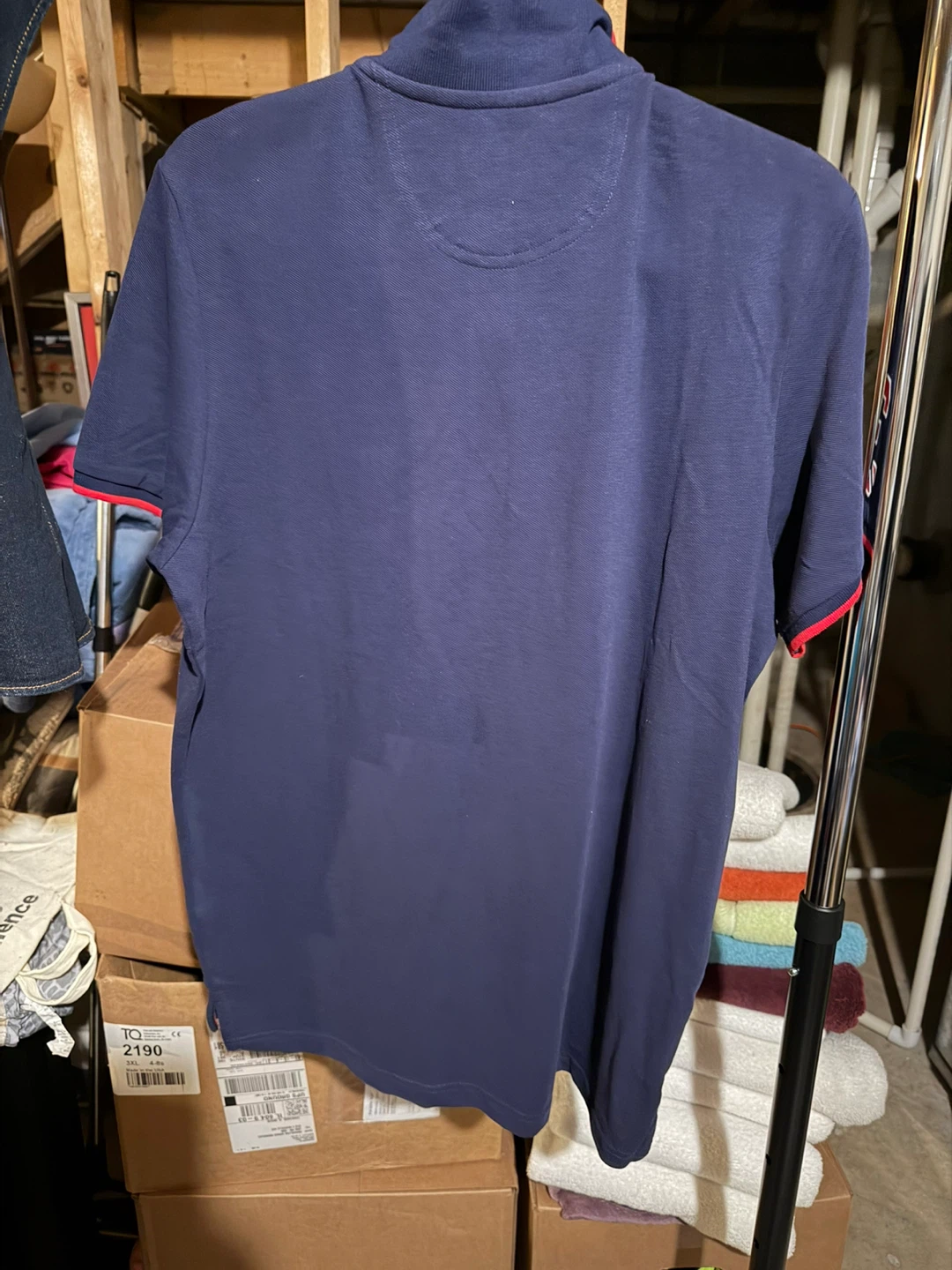 US. POLO ASSN. Men's Navy Blue Polo Shirt - Size M - photo 3