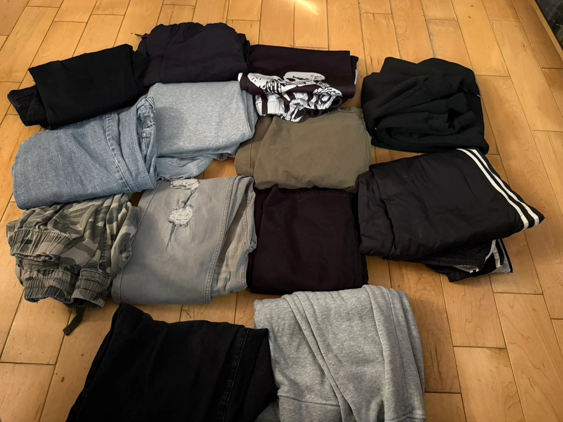 Lot of men’s clothes and hats - photo 5