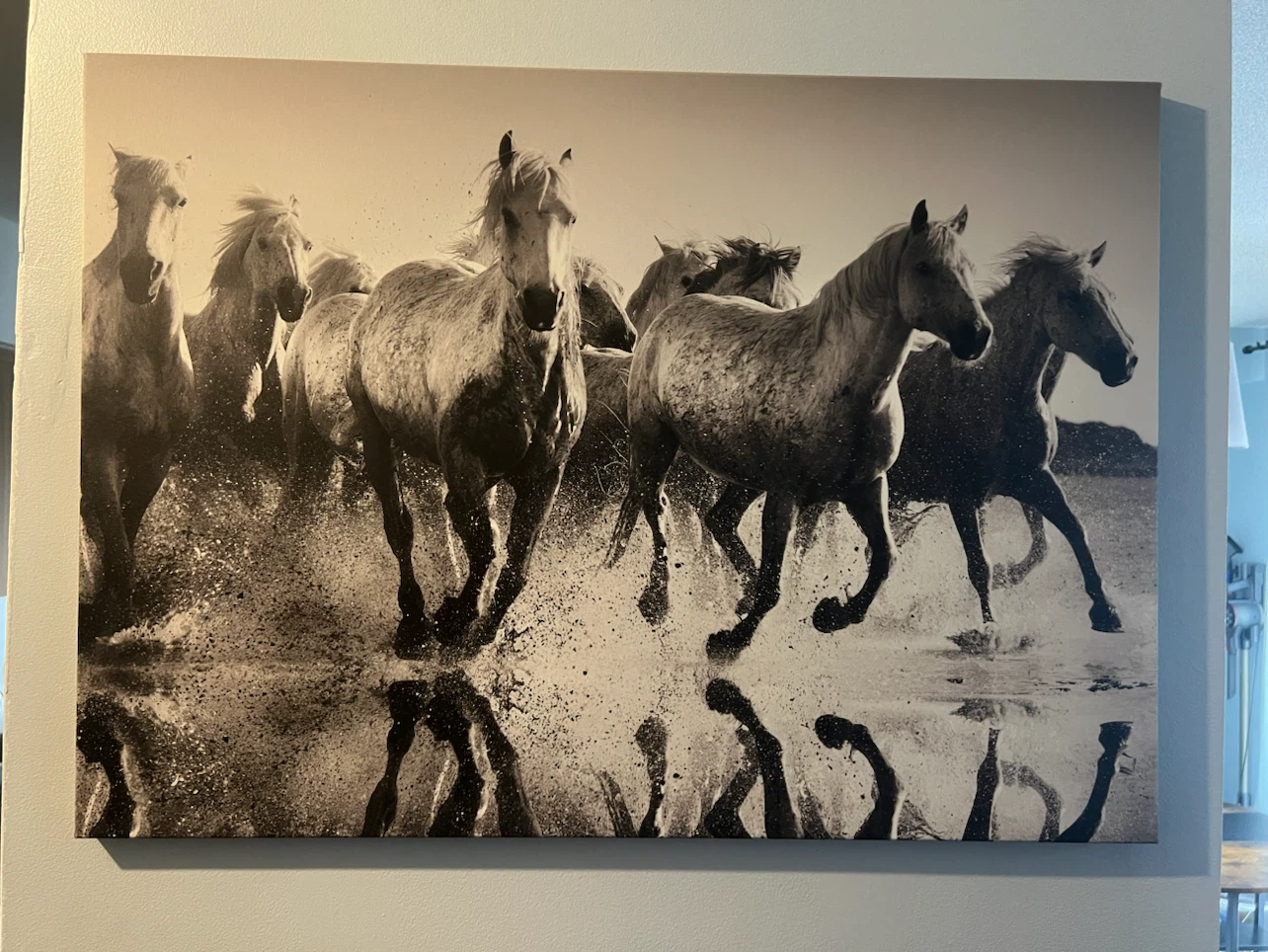 Canvas Wall Art - Running Horses
