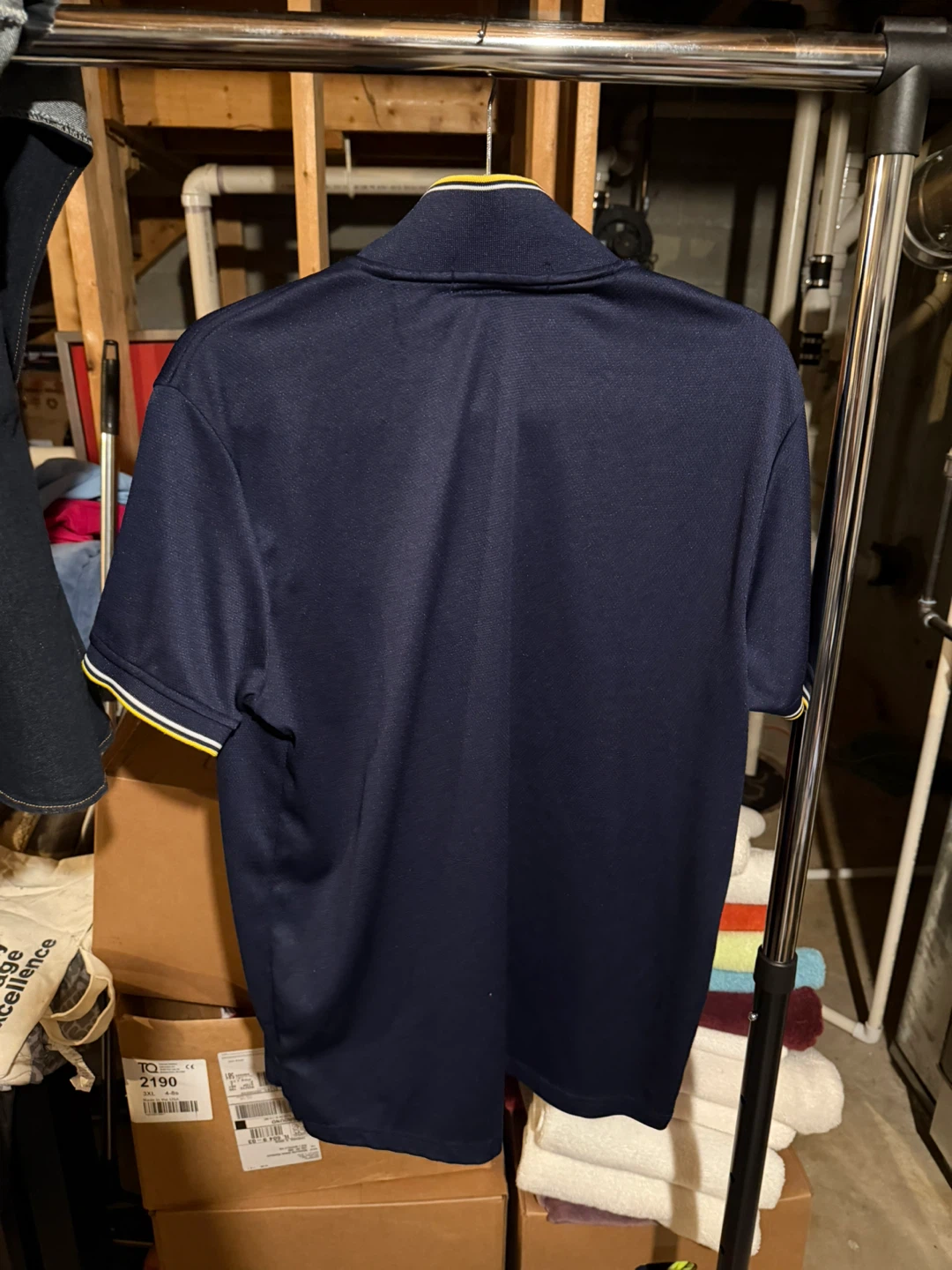 U.S. Polo Assn. Men's Navy Blue Polo Shirt Size L - photo 3