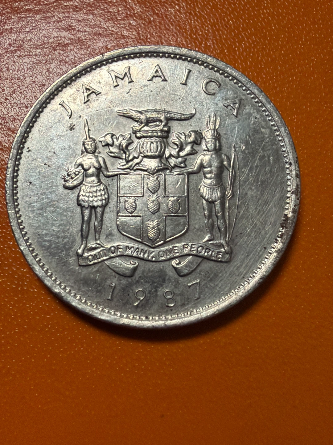 Jamaica 20 Cents Coin 1987