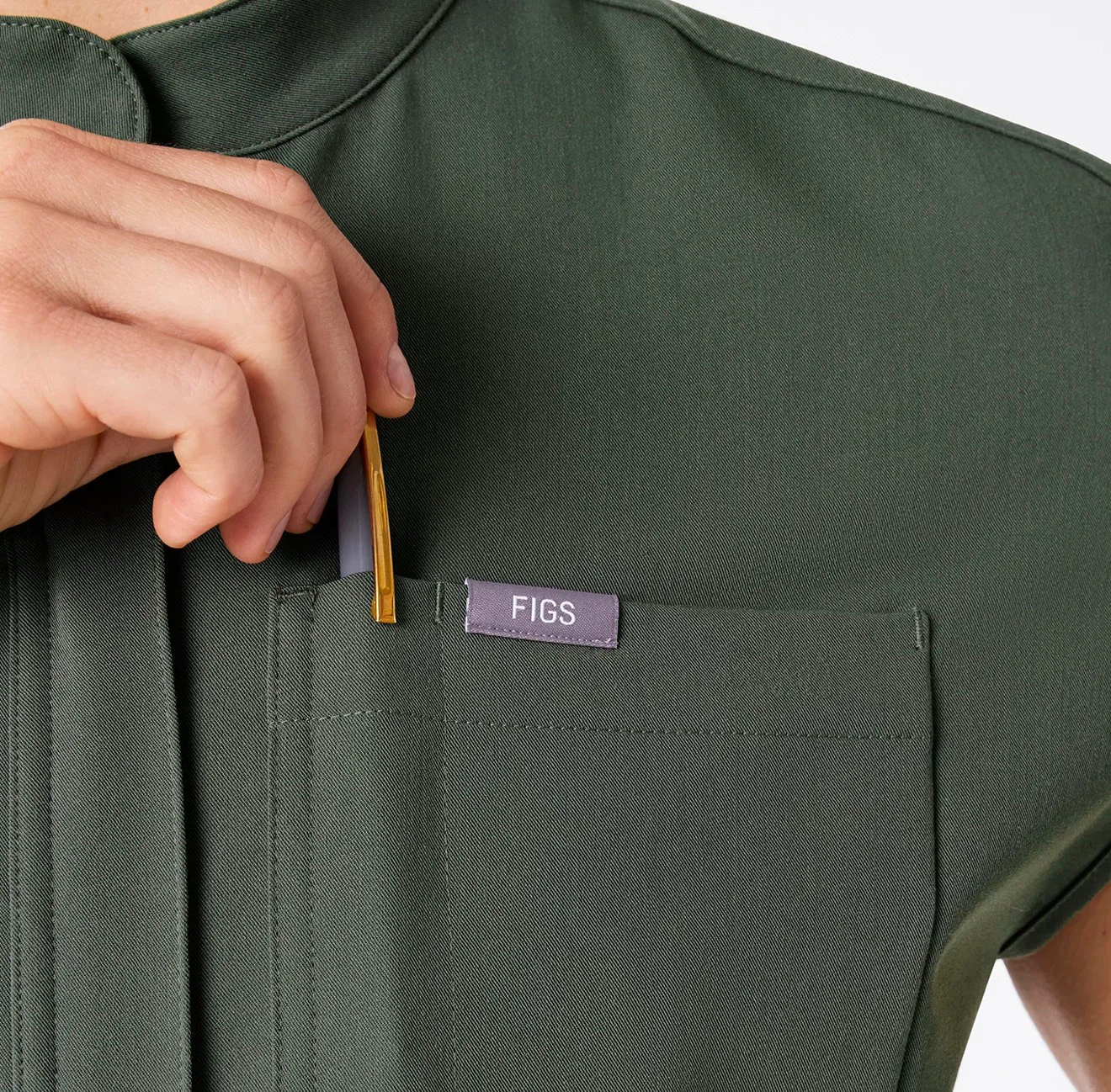 FIGS Olive Green Jumpsuit - Size xs reg - photo 4