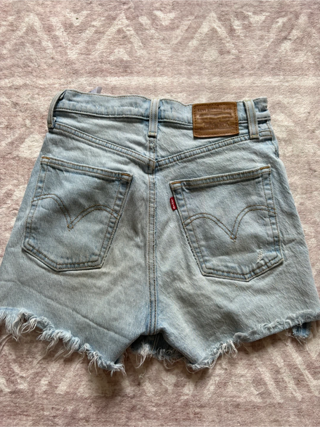 Levi's Ribcage Denim Shorts Size 25