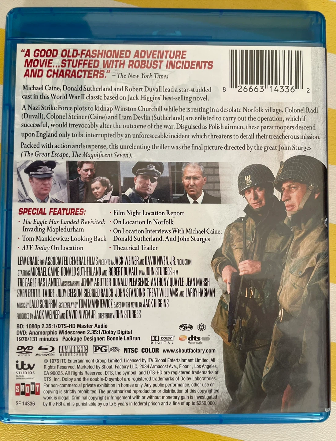 The Eagle Has Landed Shout Factory Blu Ray - photo 2