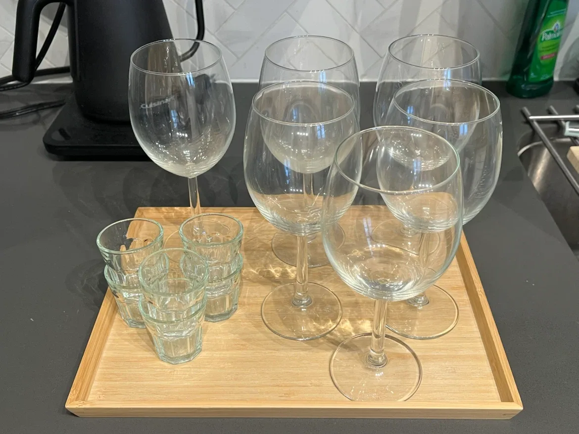 Wine and Shot Glasses Bundle