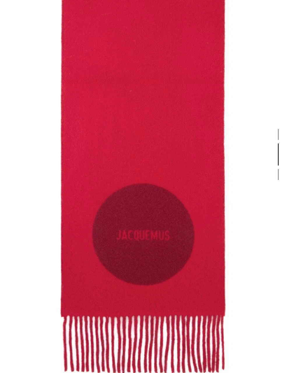 Jacquemus Le Rond Carré Scarf - Red - photo 3