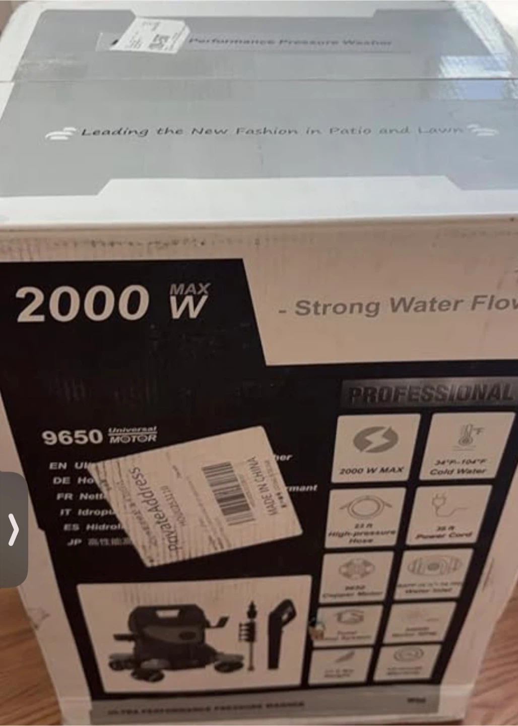 Pressure Washer 2000W - photo 3
