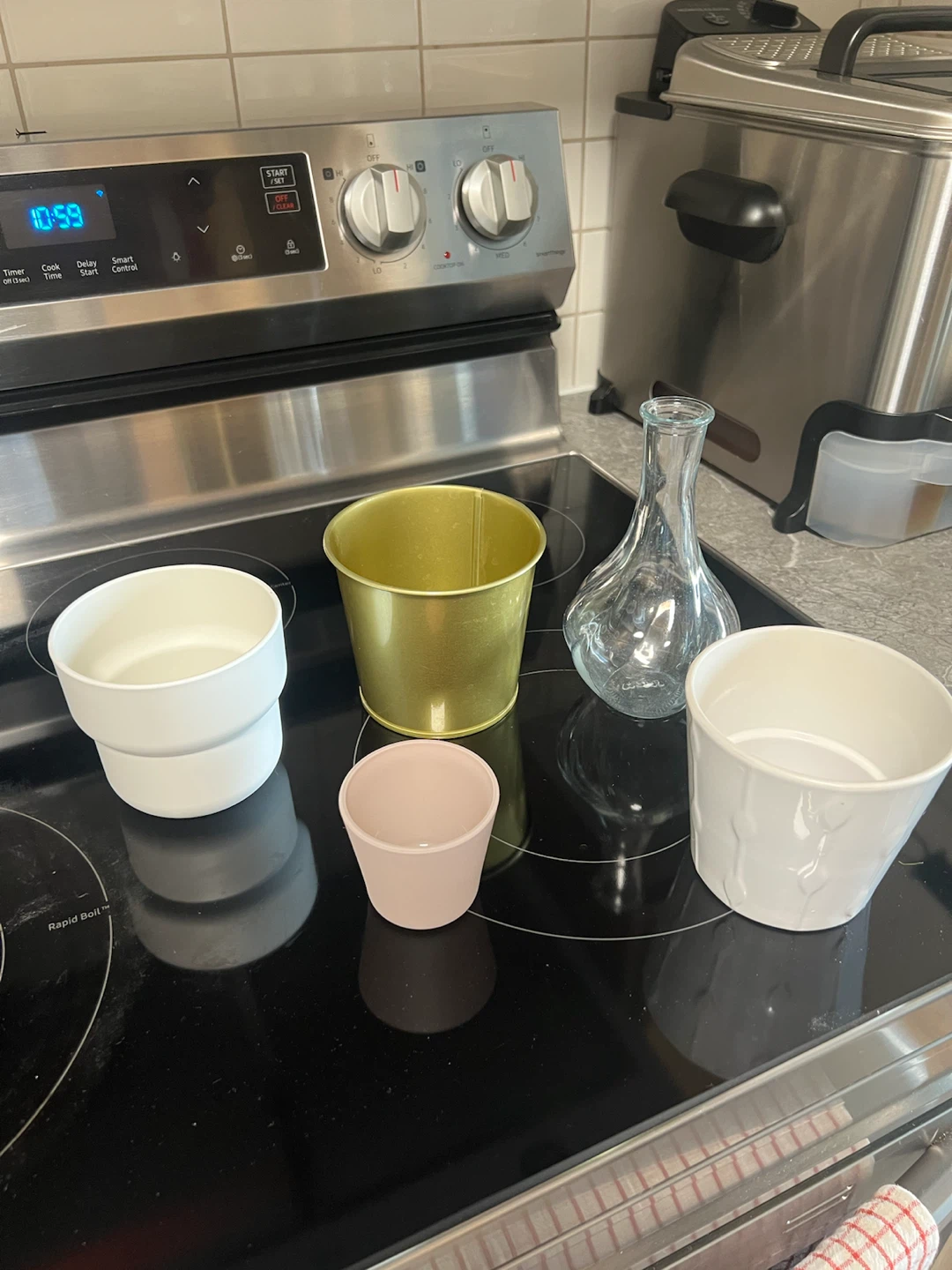 Assorted Decorative Pots and Vase
