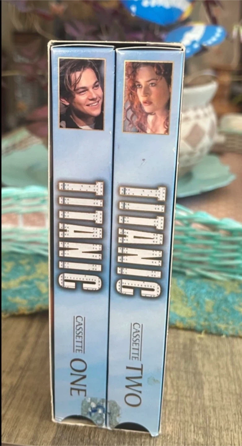 Titanic VHS Movie - Cassette One & Two