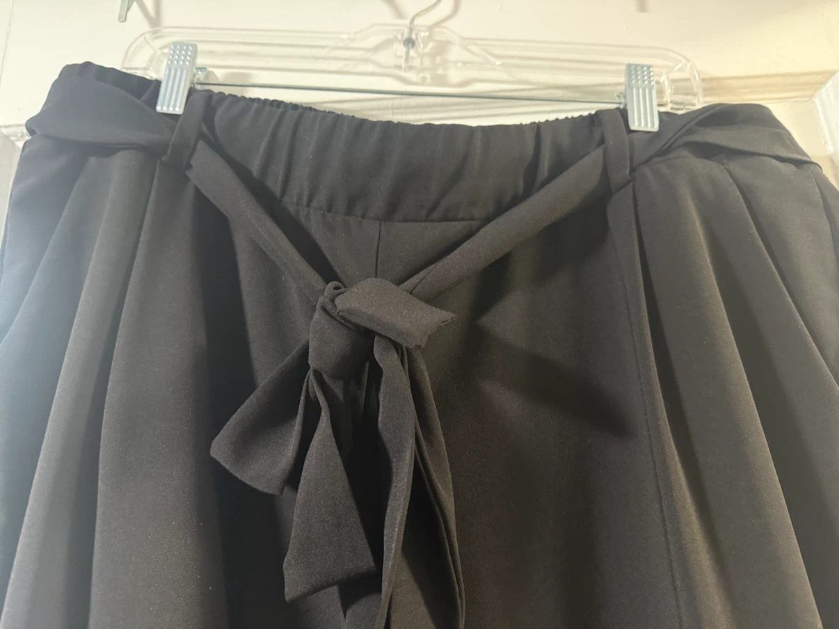Studio by Torrid Black Wide Leg Ankle Pants - photo 3