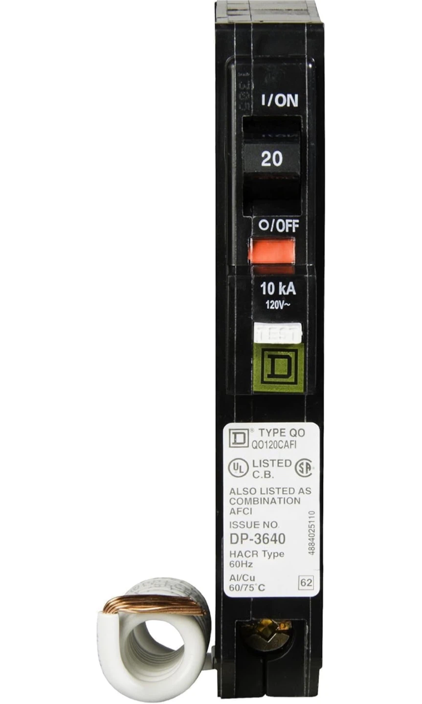 Square D Combination Arc Fault Circuit Breaker 20A - photo 4
