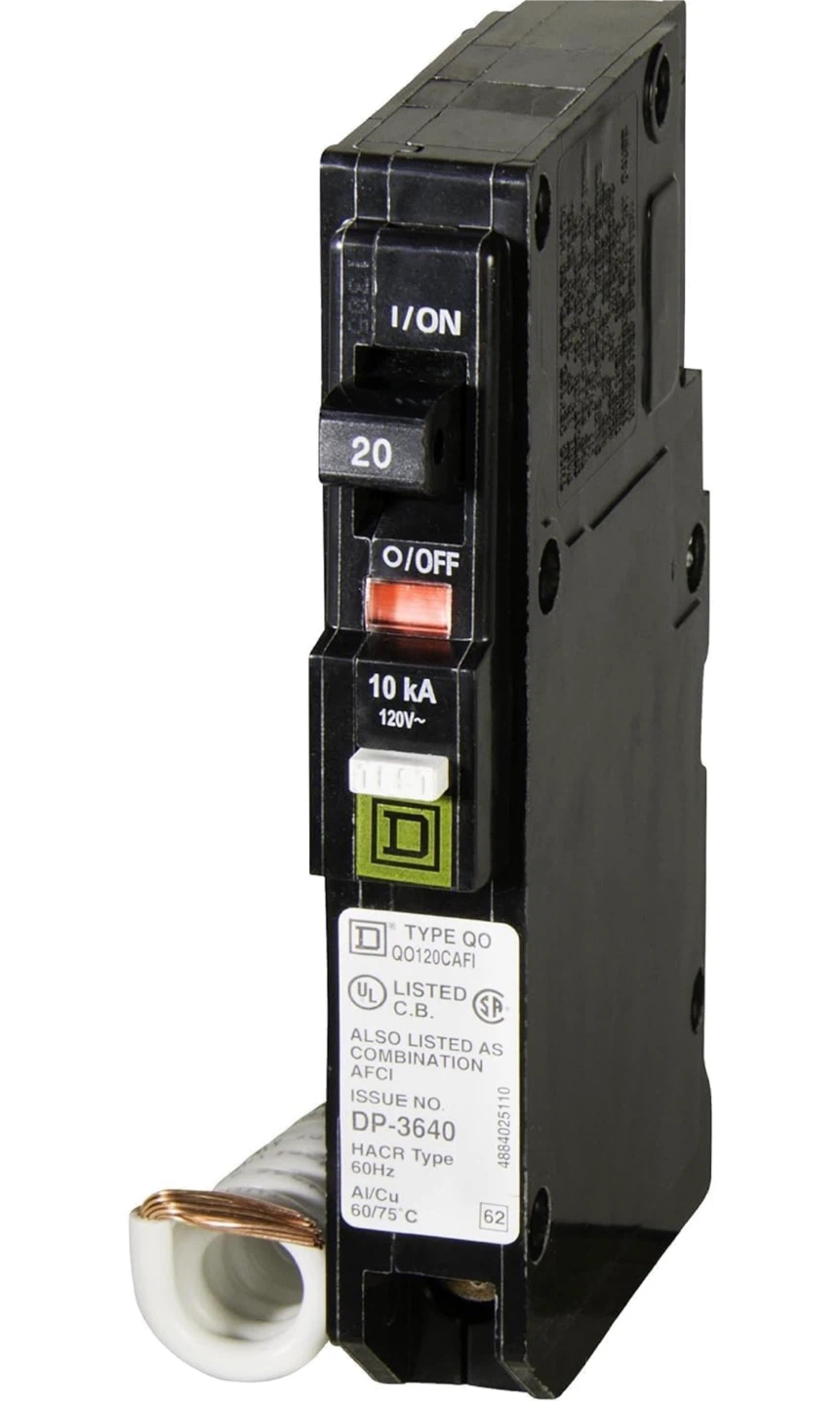 Square D Combination Arc Fault Circuit Breaker 20A - photo 5