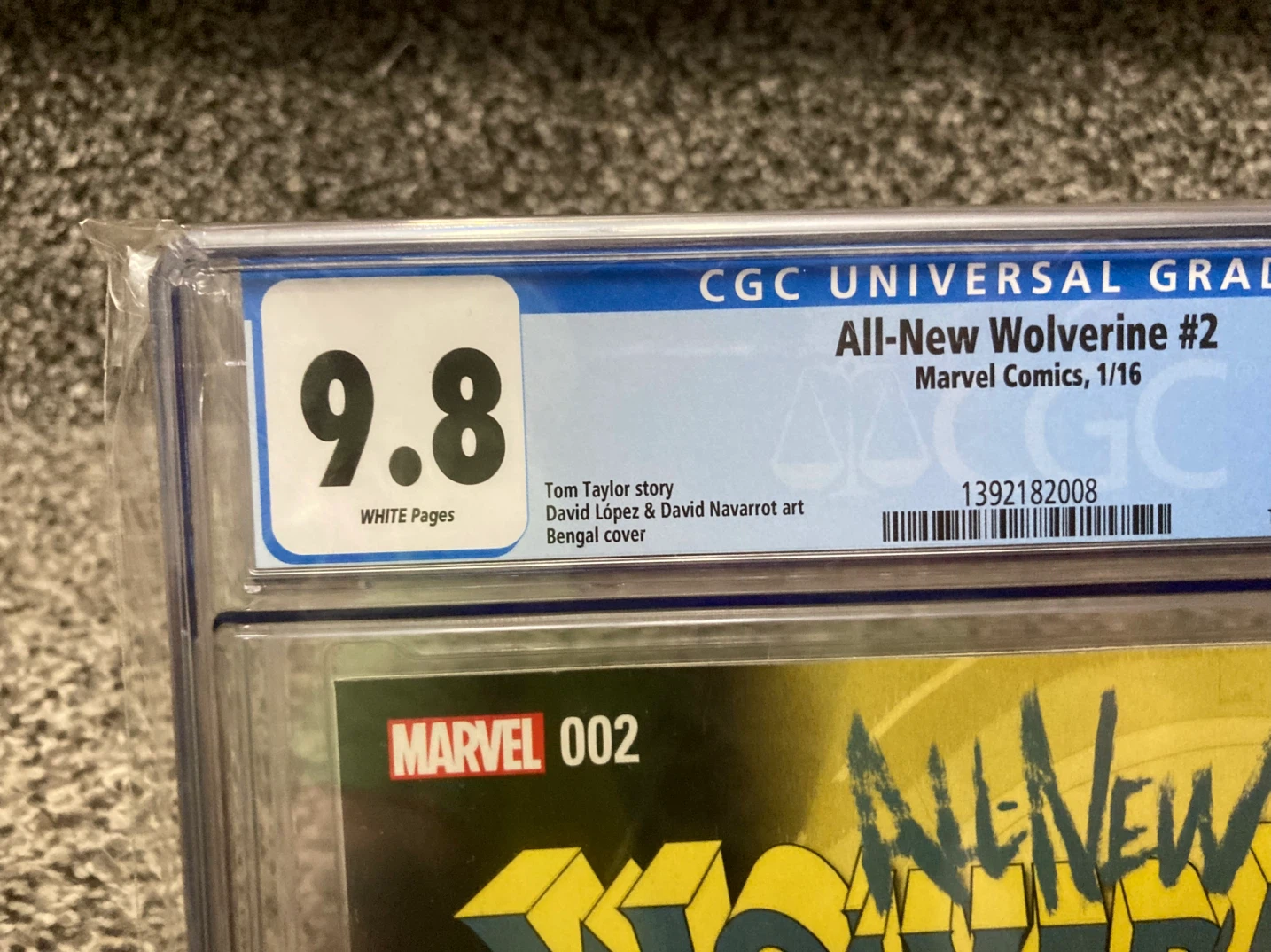 All-New Wolverine #2 CGC 9.8 White Pages Marvel Comics 1/16 - photo 3