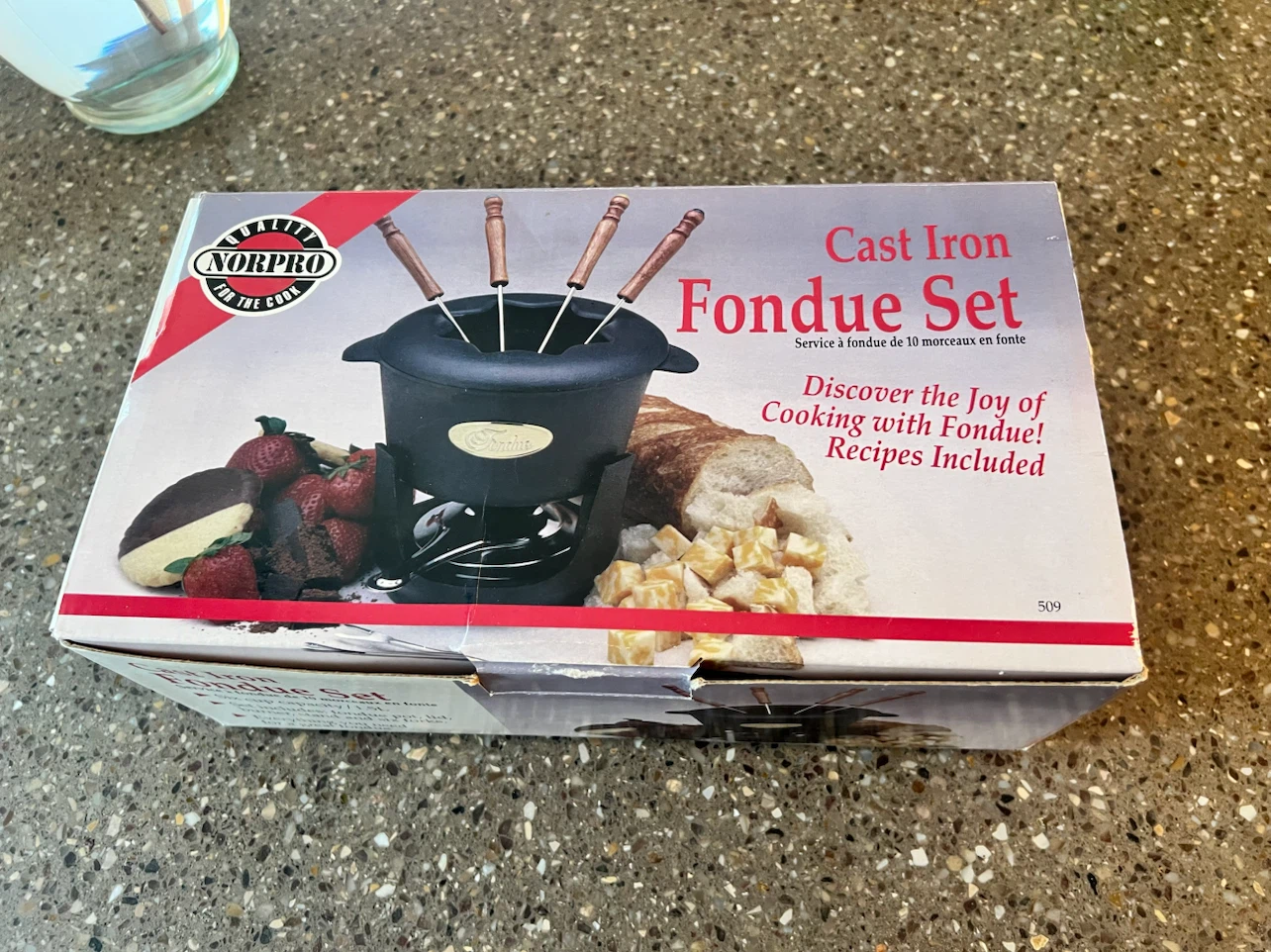 Norpro Cast Iron Fondue Set