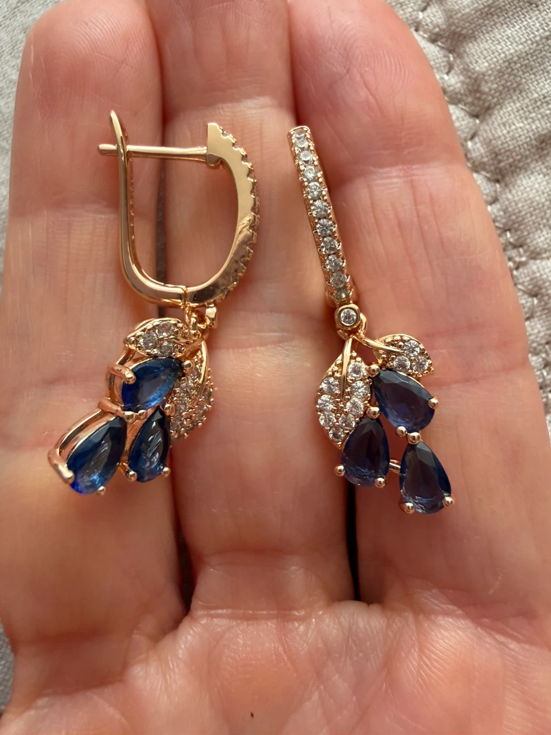 14k gemstone earrings