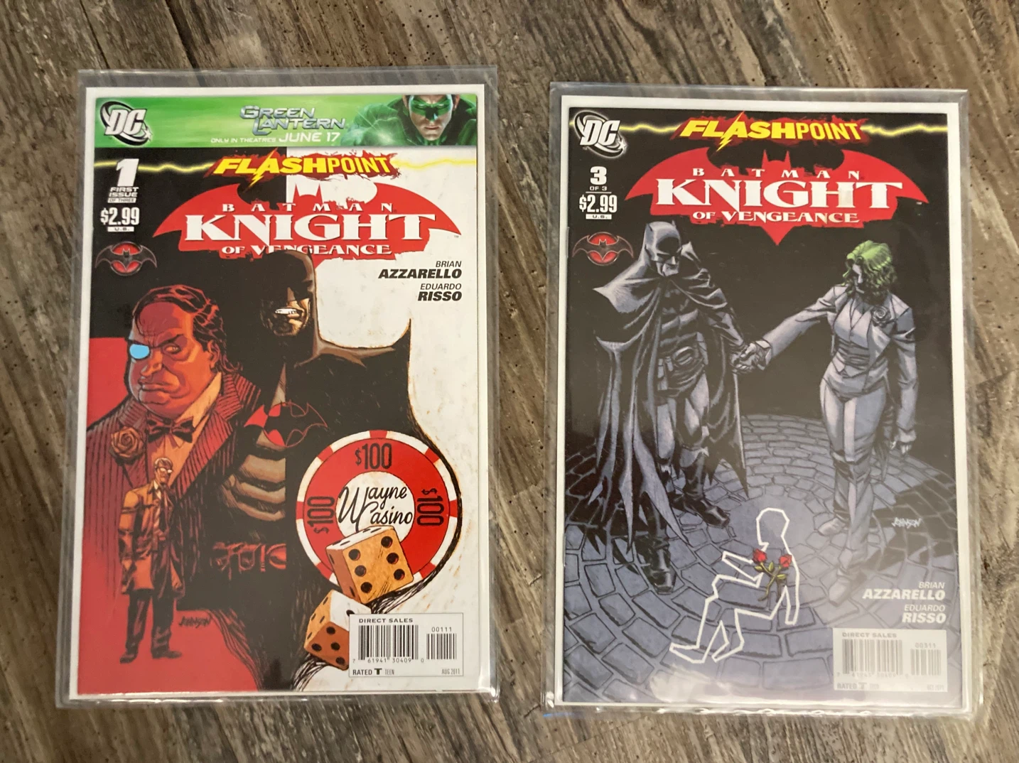Dc Comics Flashpoint Batman: Knight of Vengeance (Issues 1 & 3)