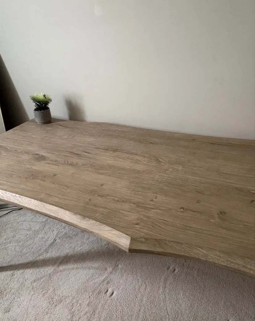 White Oak Desk Table and Chair - photo 4