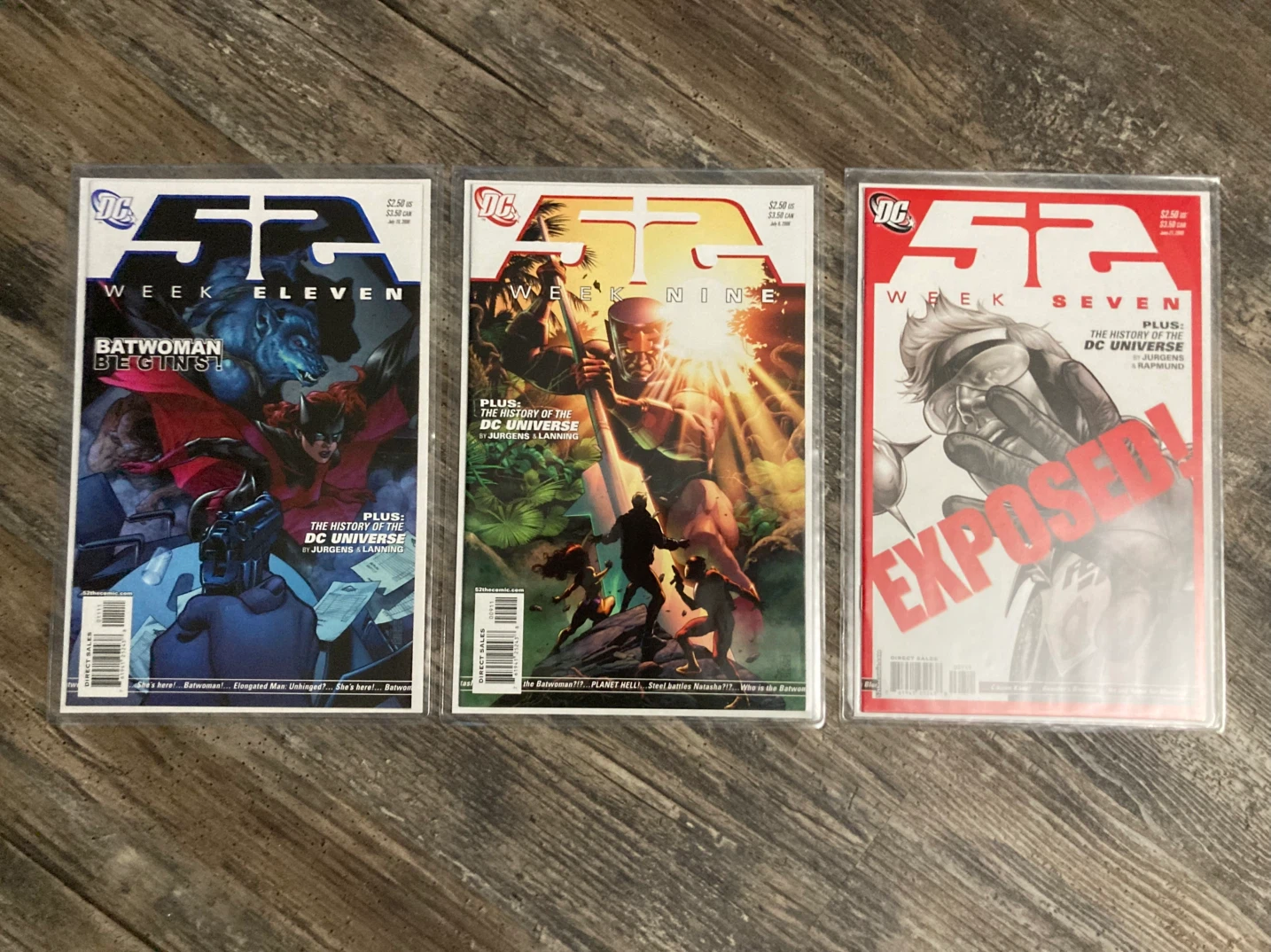 DC Comics Batwoman 52 Week 7, 9, 11 Comic Books