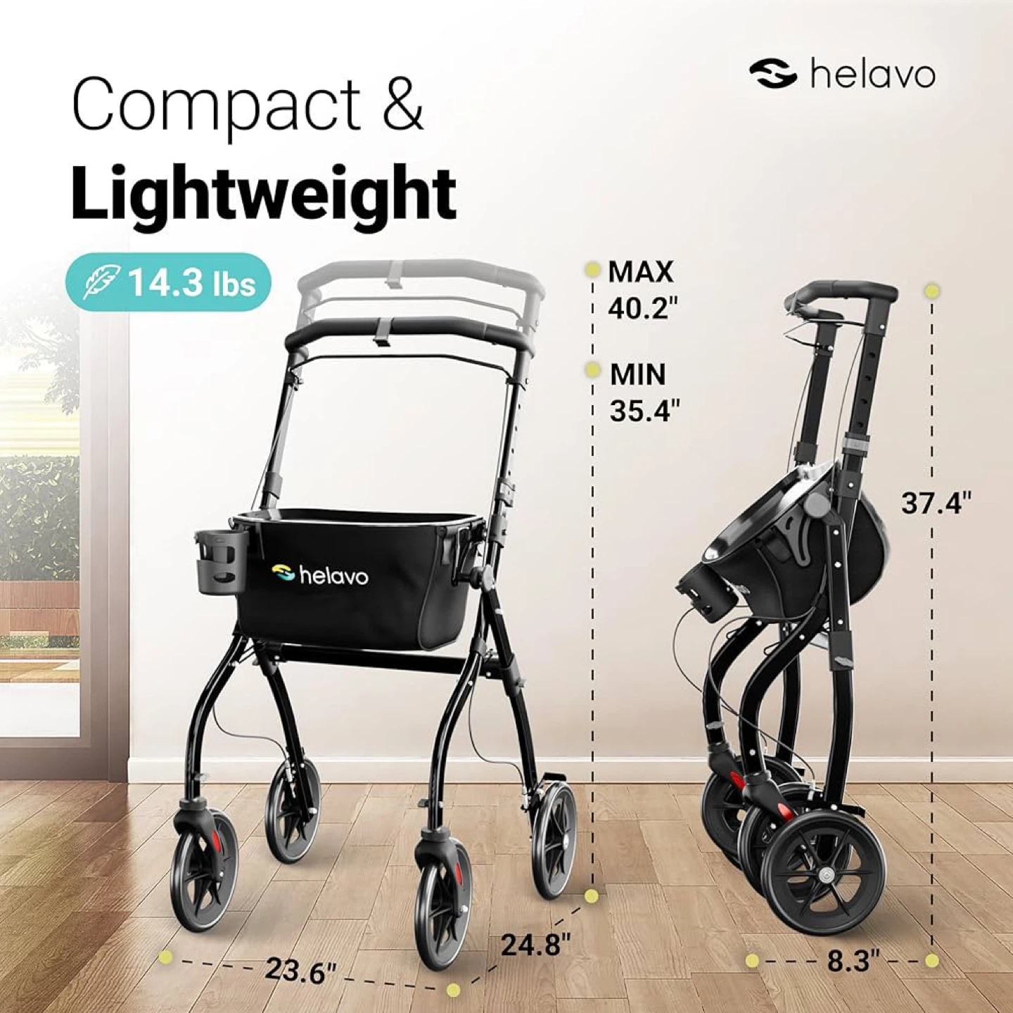 Helavo Narrow Walker for Small Spaces - BN - photo 2