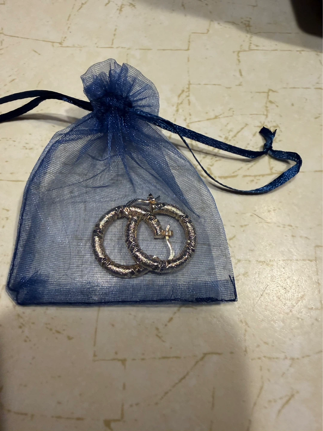 NEW! Textured Hoop Earrings - photo 2