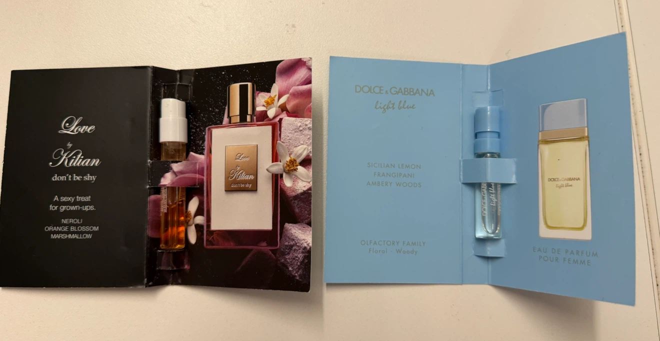 Kilian & Dolce & Gabbana Perfume Samples - photo 2