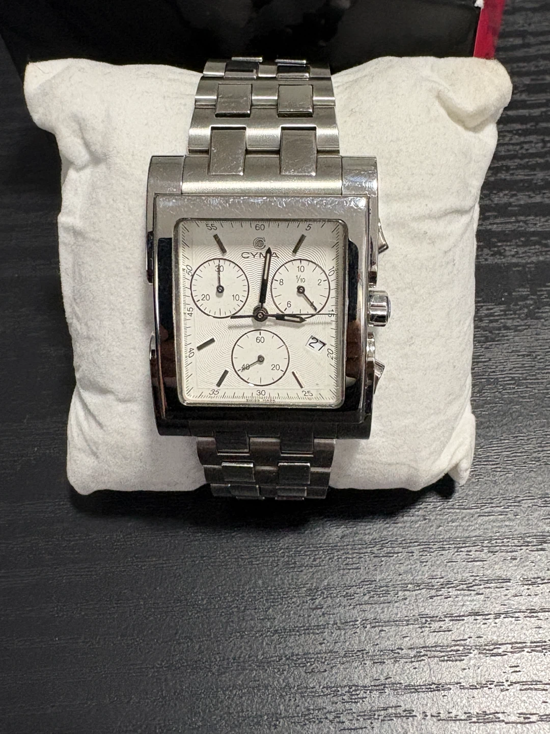 CYMA Chronograph Stainless Steel Watch