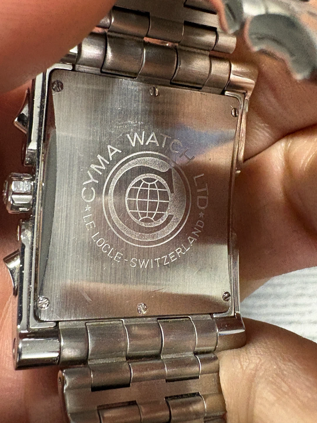 CYMA Chronograph Stainless Steel Watch - photo 4