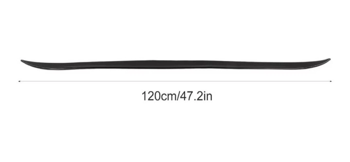 Keenso Universal Car Trunk Spoiler, Glossy Black - photo 3