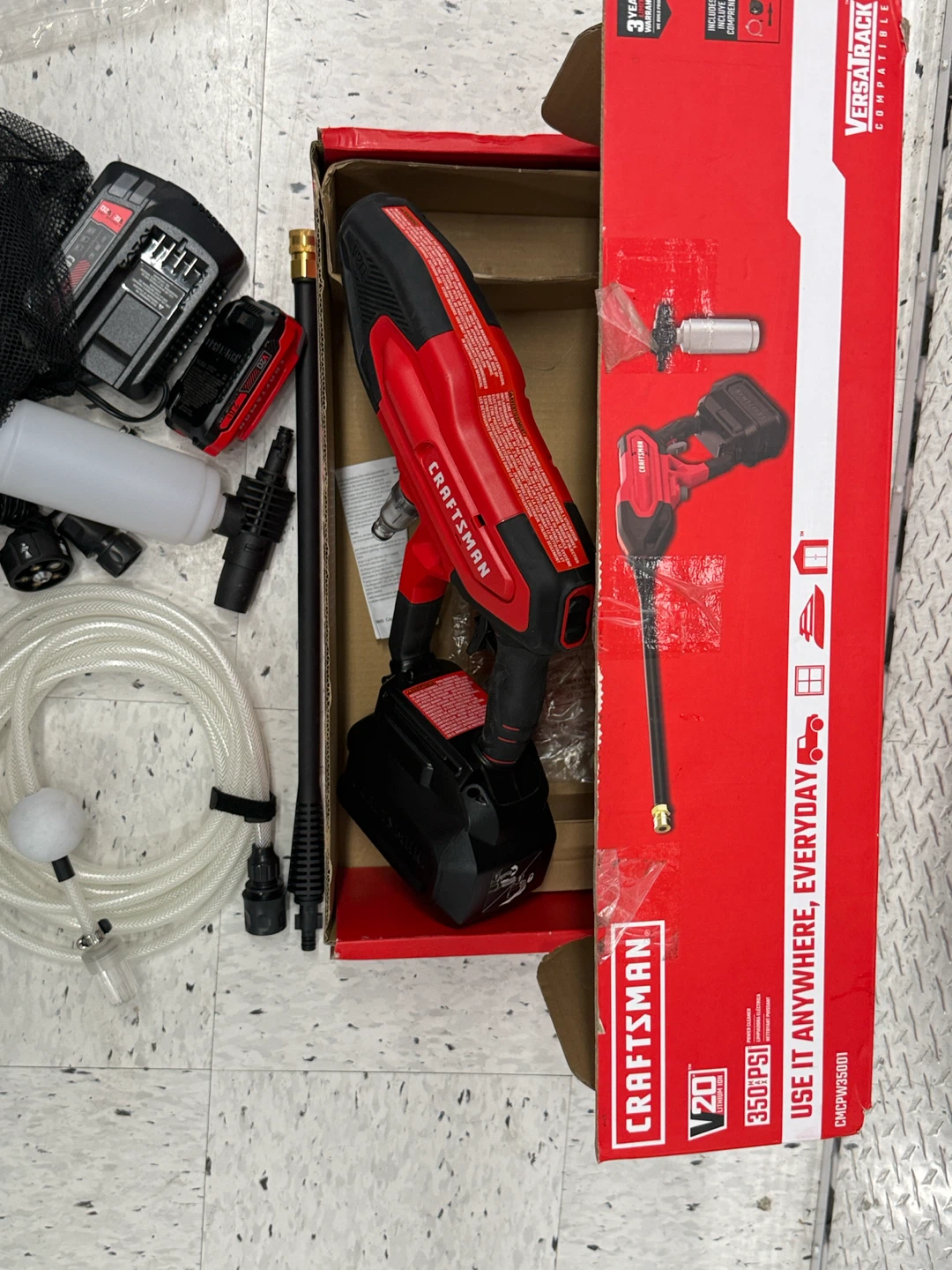 Craftsman V20 350 PSI Power Cleaner - photo 2