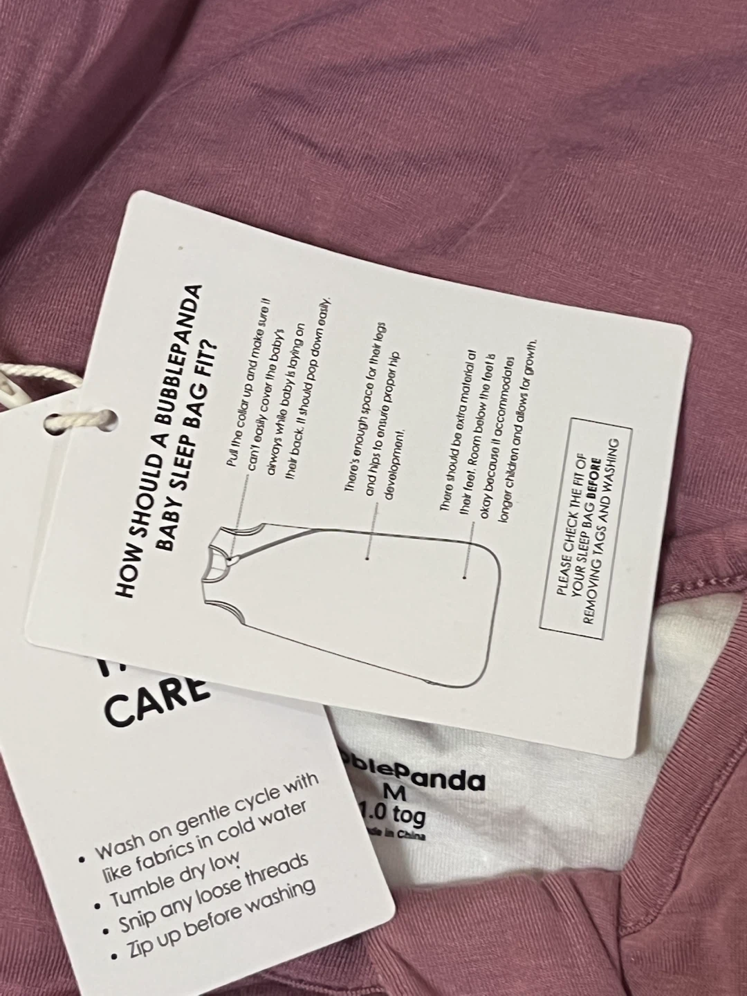 Bubble Panda Sleep Bag M 1.0 tog - photo 4