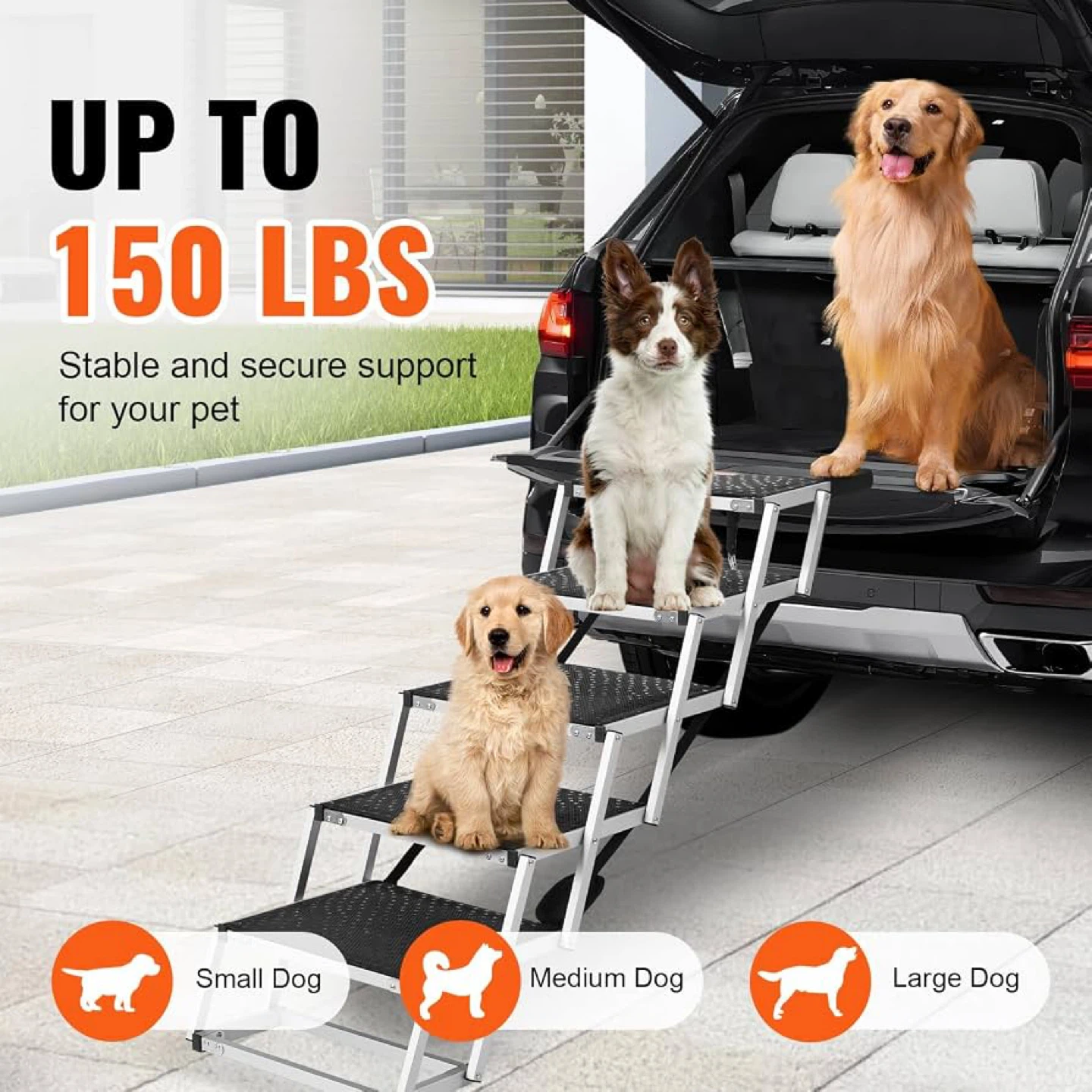 VEVOR Dog Stair for Cars - Wide, 5 step - Brand new - photo 3