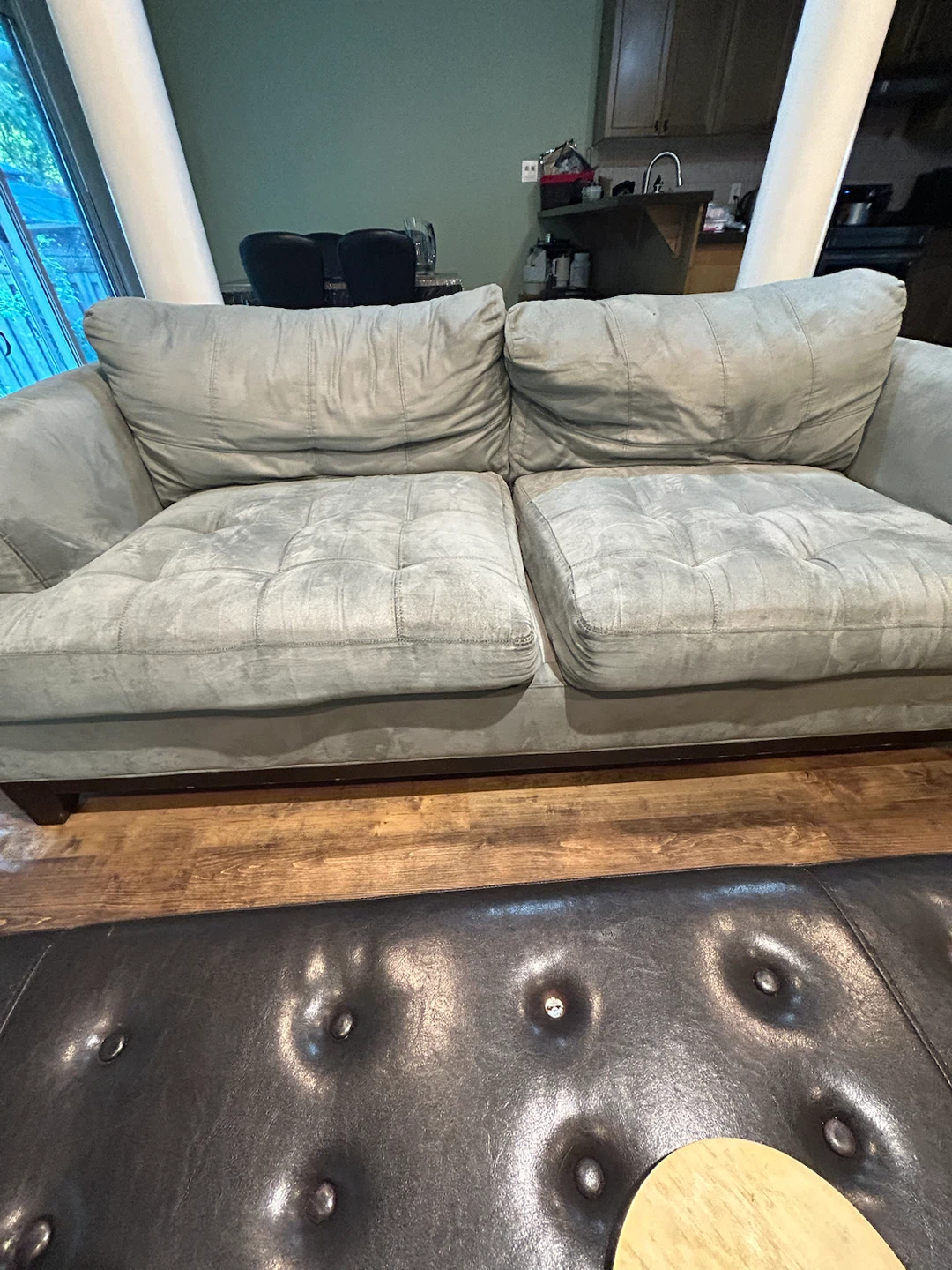 Grey Loveseat Sofa