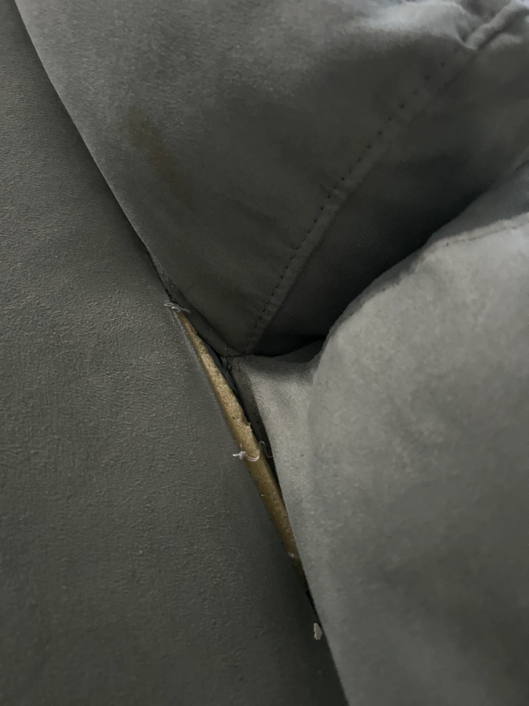 Grey Loveseat Sofa - photo 3