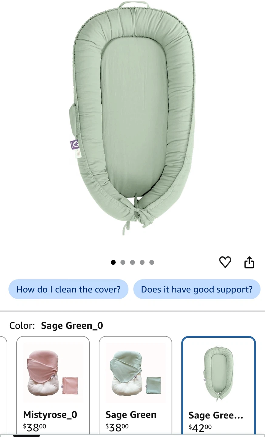 Baby Bundle: clothes chair swing bassinet and carrier - photo 3