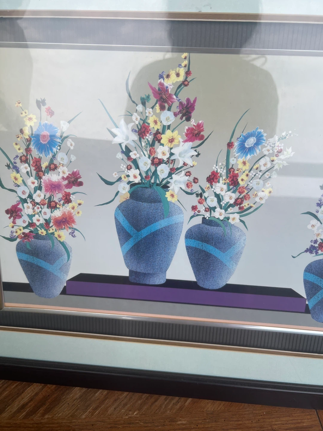 Framed Floral Print Wall Art - photo 2