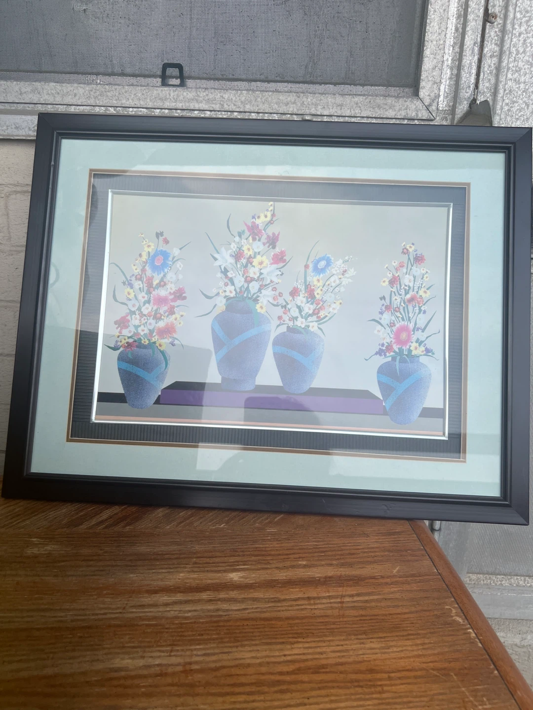 Framed Floral Print Wall Art - photo 3