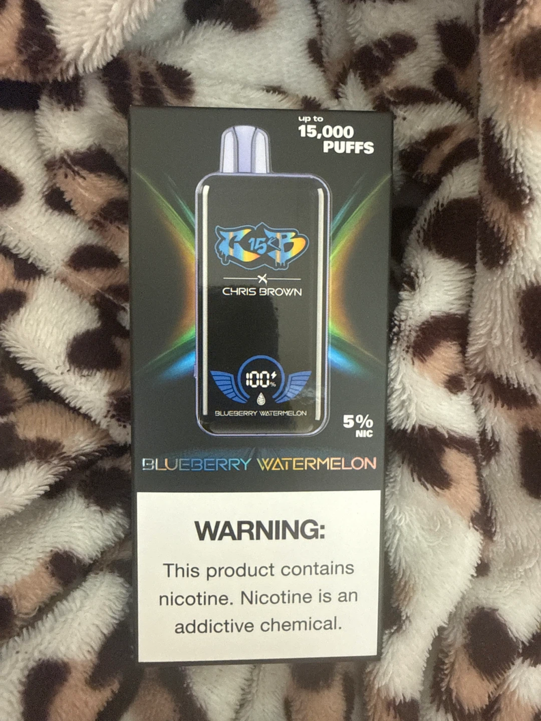 Chris Brown Blueberry Watermelon Disposable Vape