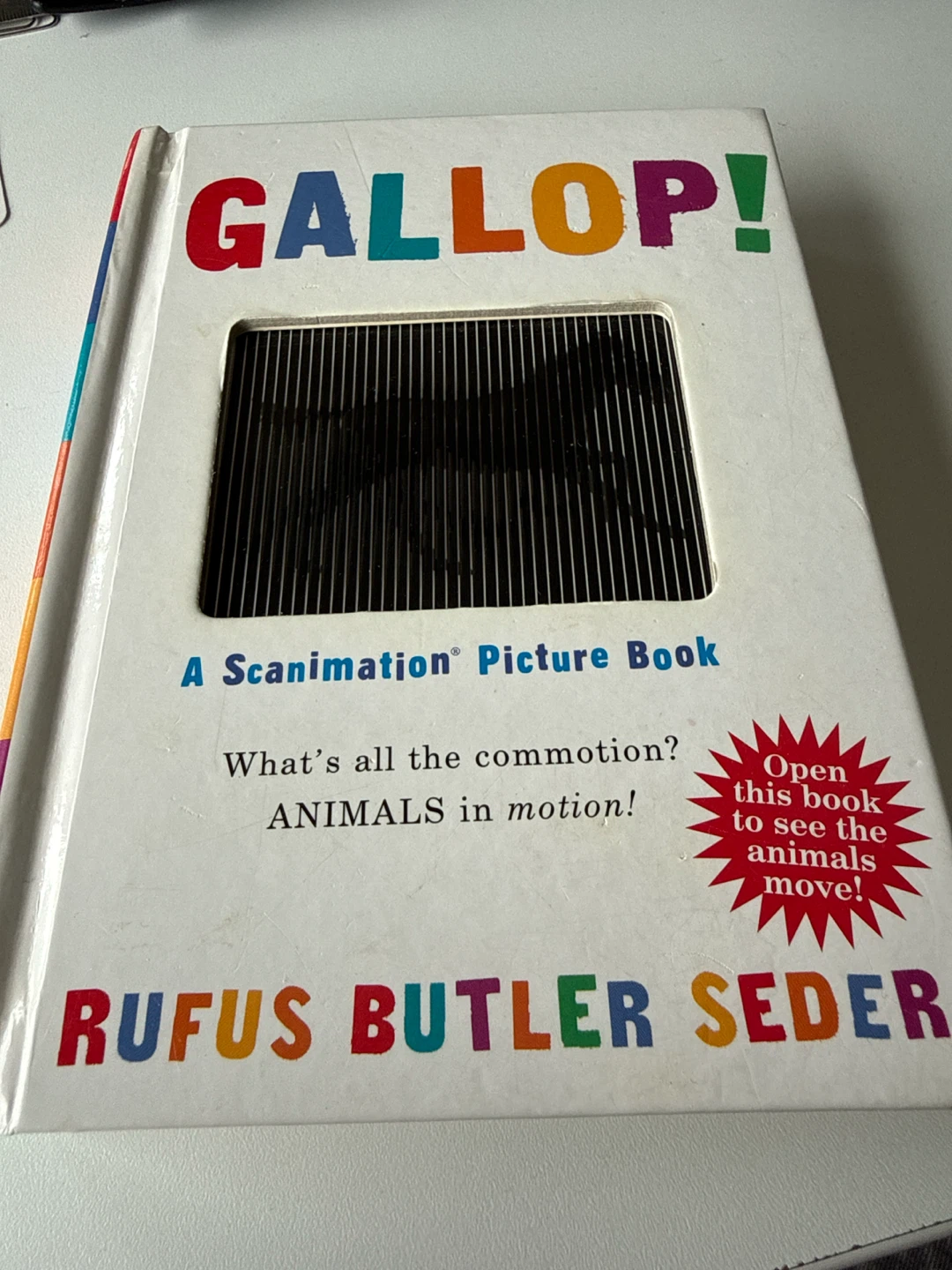 Gallop! A Scanimation Picture Book by Rufus Butler Seder