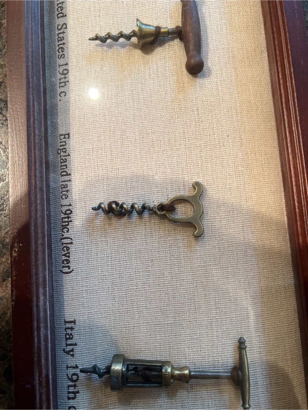 Picture with vintage cork screws - photo 3