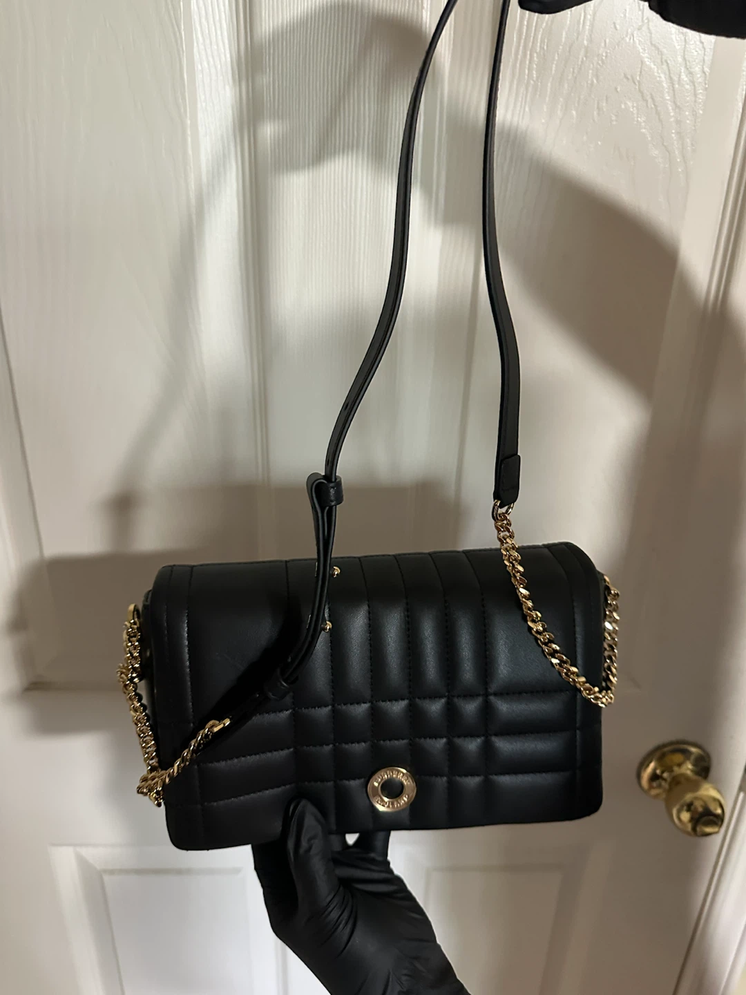 Burberry Quilted Lambskin Leather Shoulder Bag - photo 2