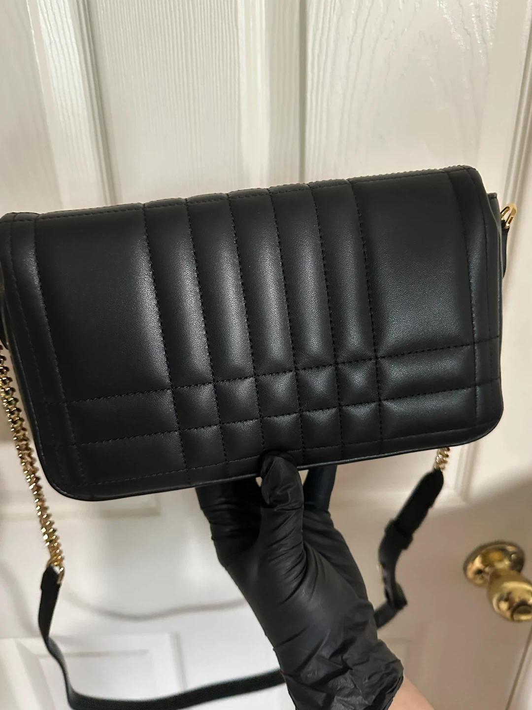 Burberry Quilted Lambskin Leather Shoulder Bag - photo 3