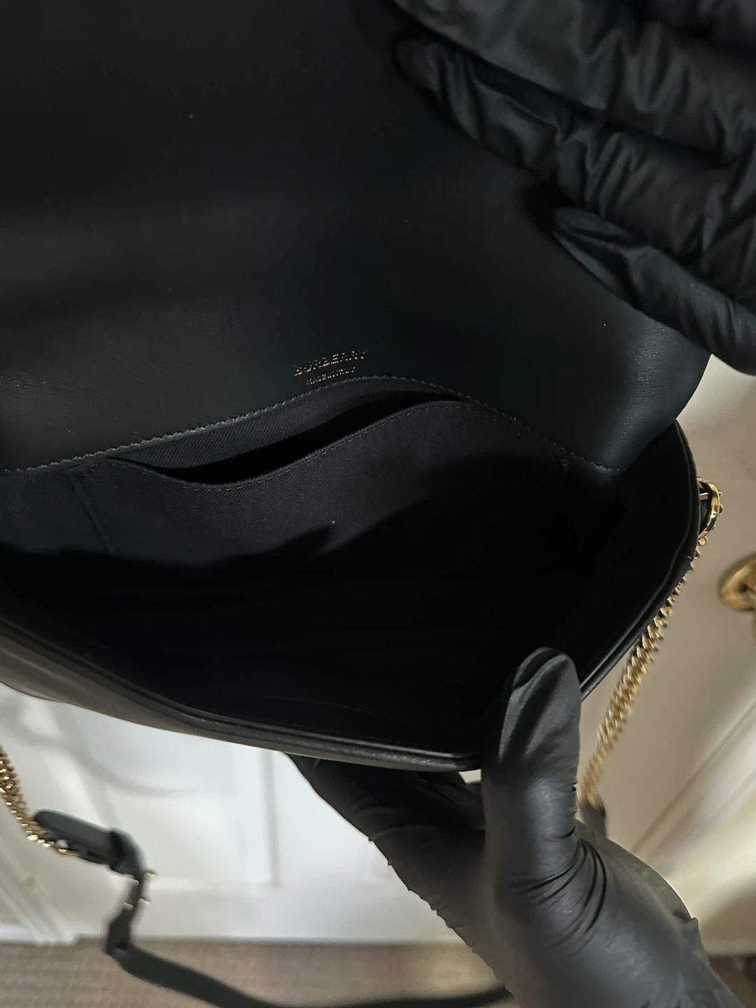 Burberry Quilted Lambskin Leather Shoulder Bag - photo 5