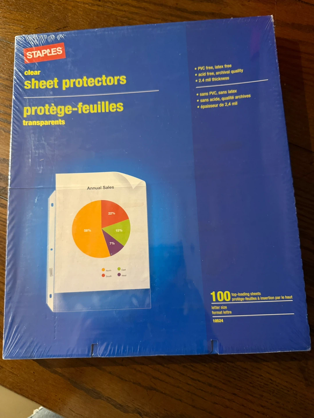 Staples Clear Sheet Protectors - Letter Size
