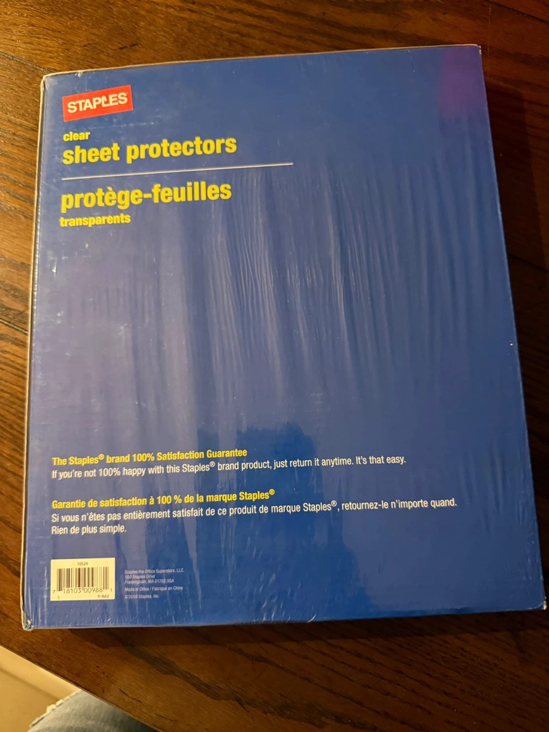 Staples Clear Sheet Protectors - Letter Size - photo 2