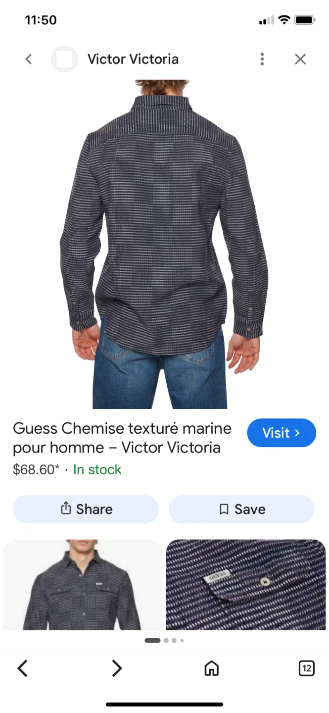 Guess Long Sleeve Shirt Size M - photo 3