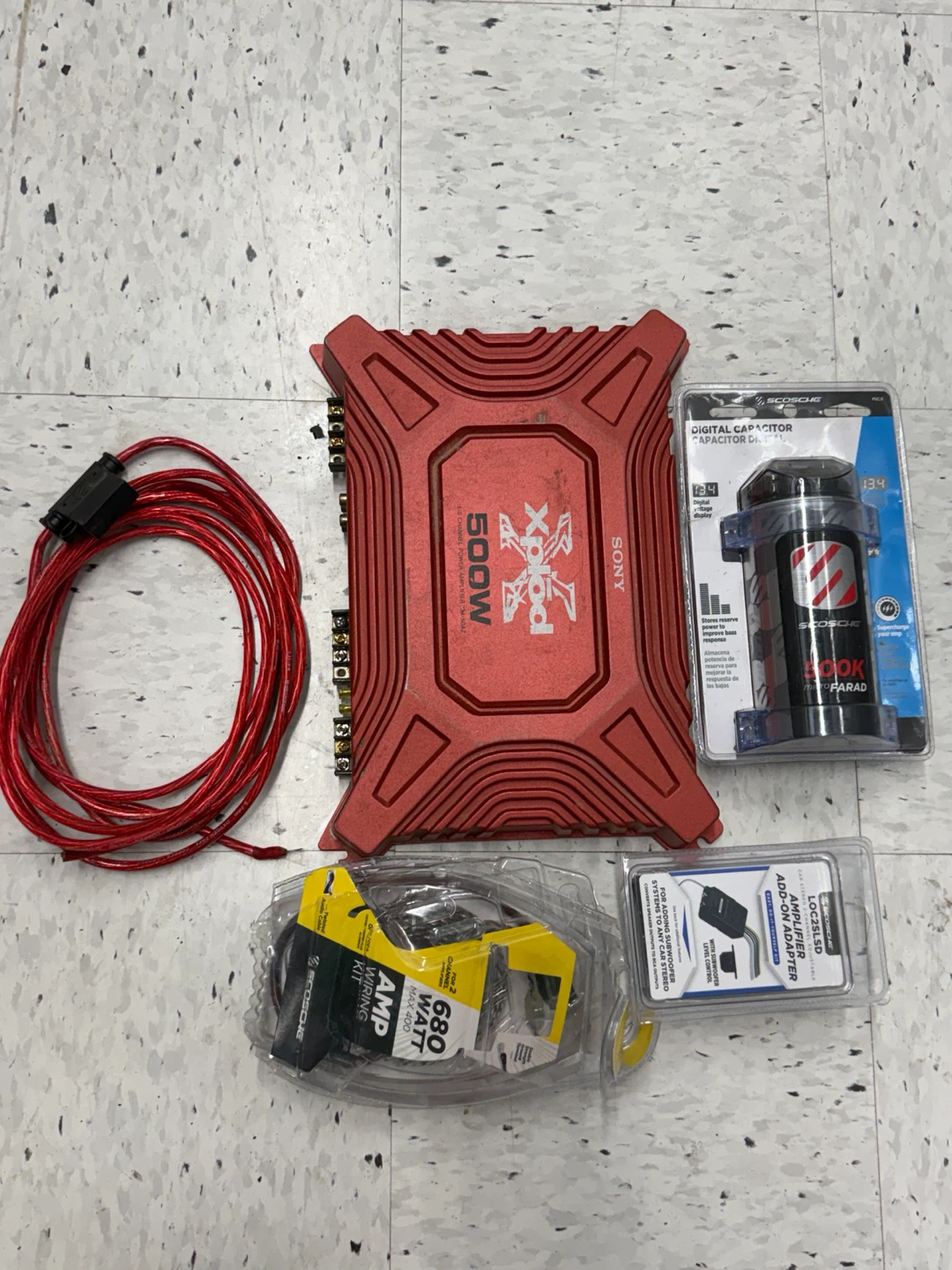 Sony Xplod 500W 4-Channel Car Amplifier